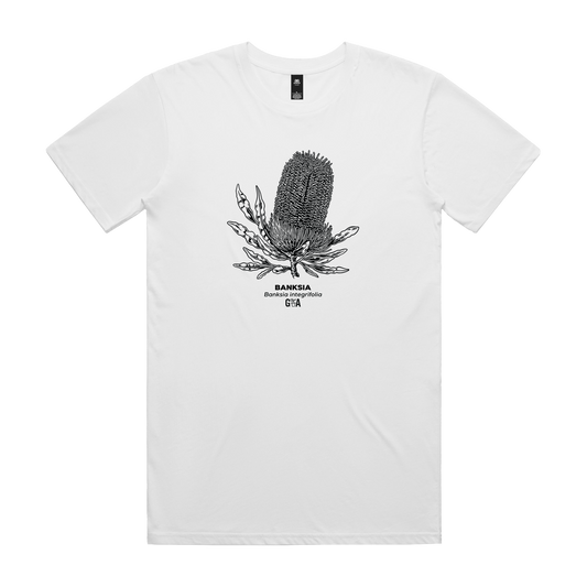 Banksia integrifolia White Tee