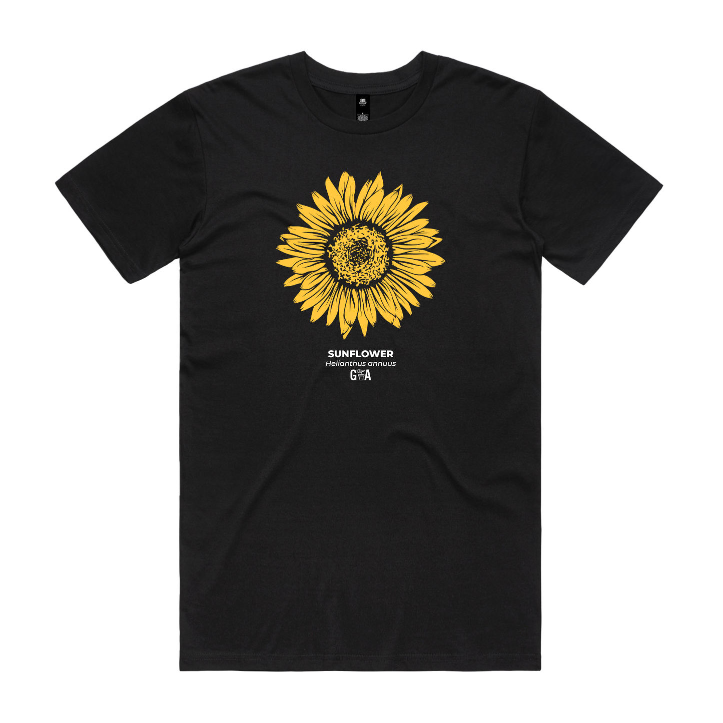 Sunflower Tee Black