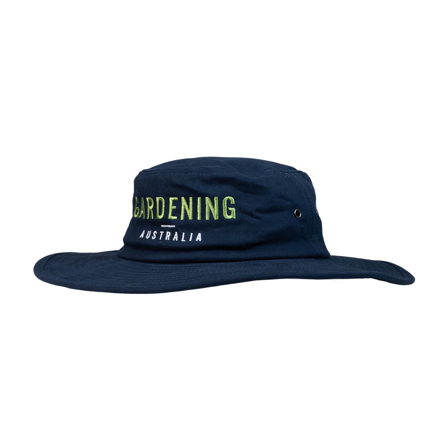 GA Wide Brim Embroidered Hat Navy