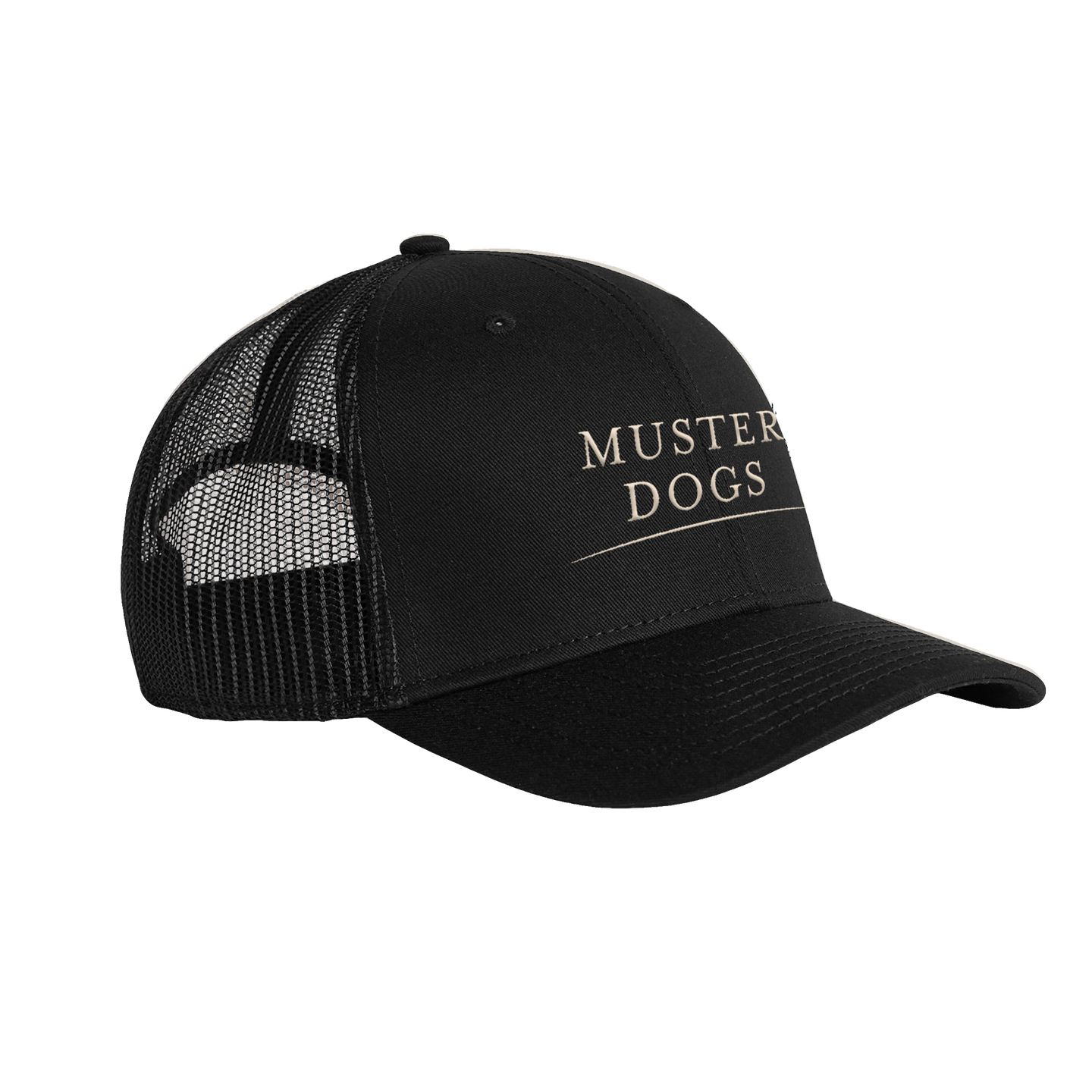 Muster Dogs Black Cap