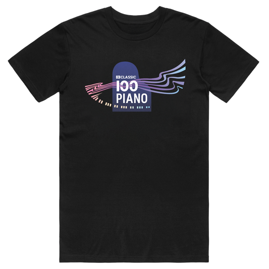Classic 100 Piano Countdown Black Tee