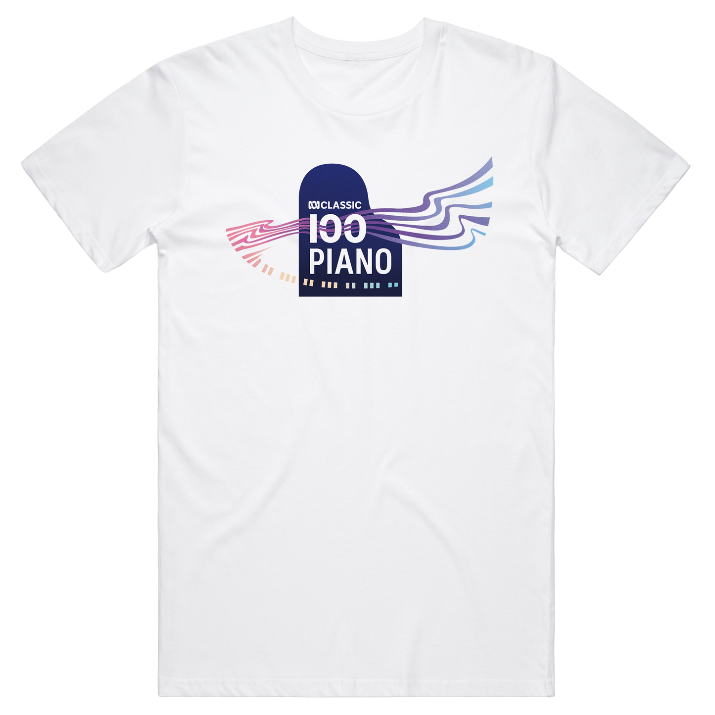 Classic 100 Piano Countdown White Tee
