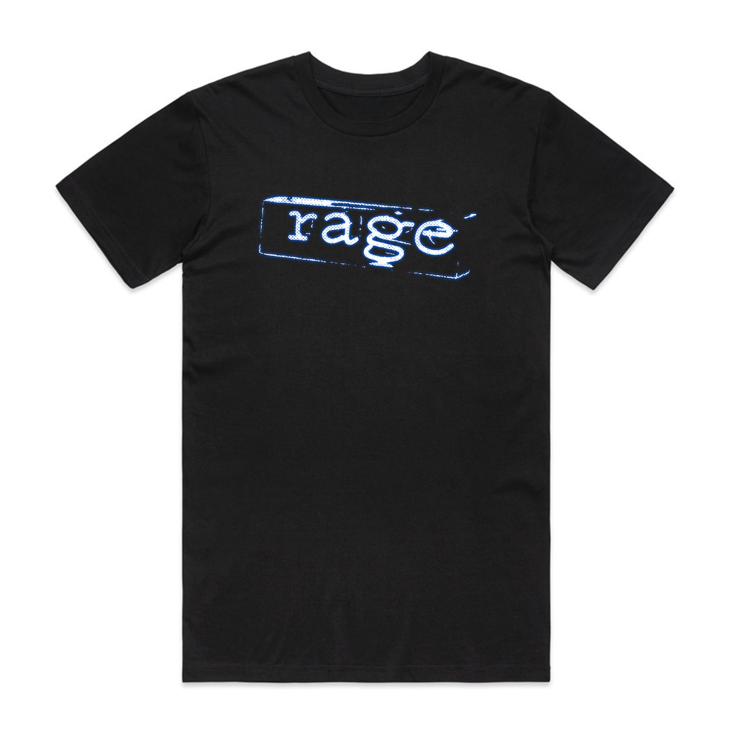 Rage Blue Lightbox Oversized Heavy Tee (Black)