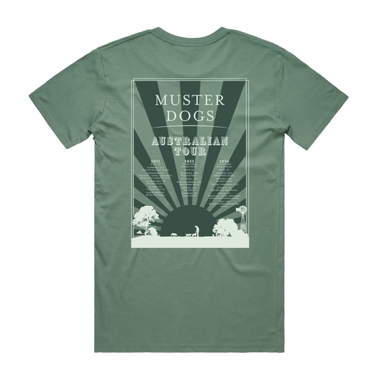Muster Dogs Tour Tee - Sage