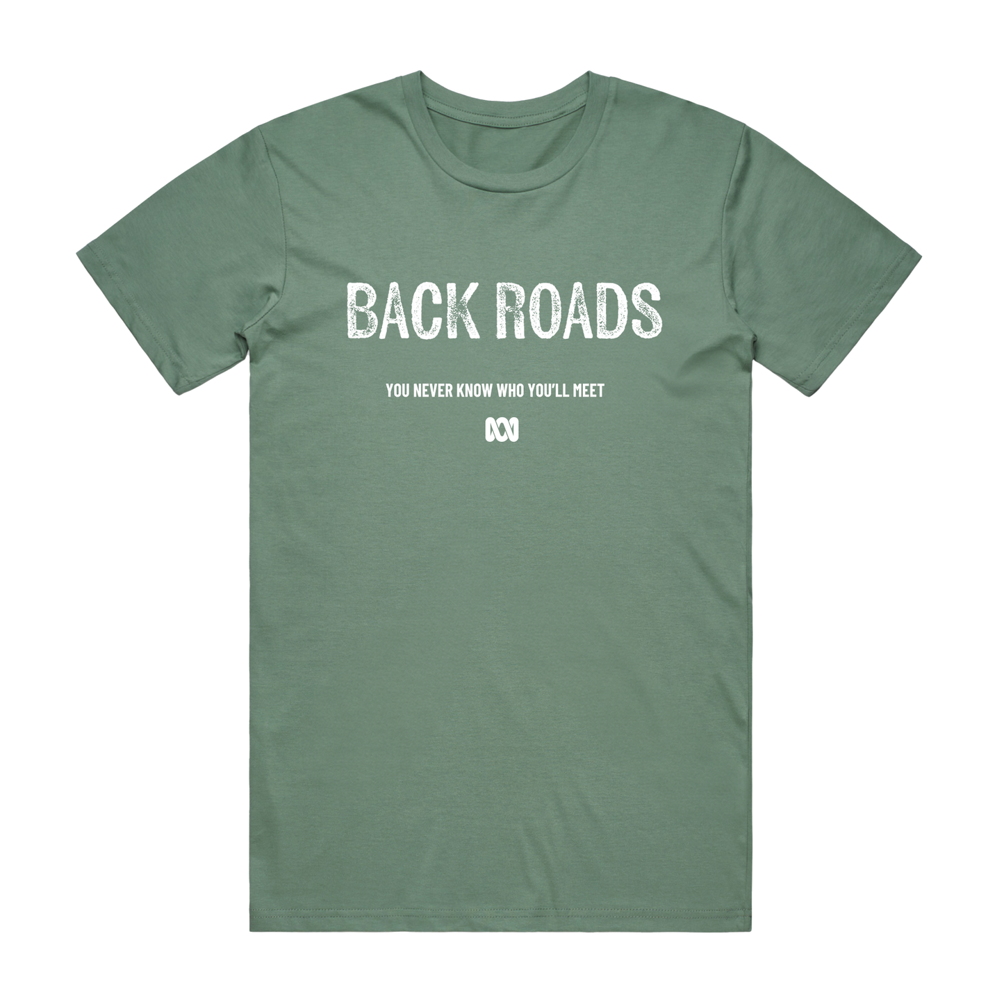 Backroads You Never Know Sage Tee