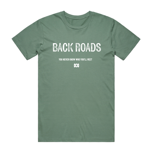Backroads You Never Know Sage Tee