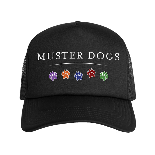 2026 Muster Dogs Paw Print Trucker