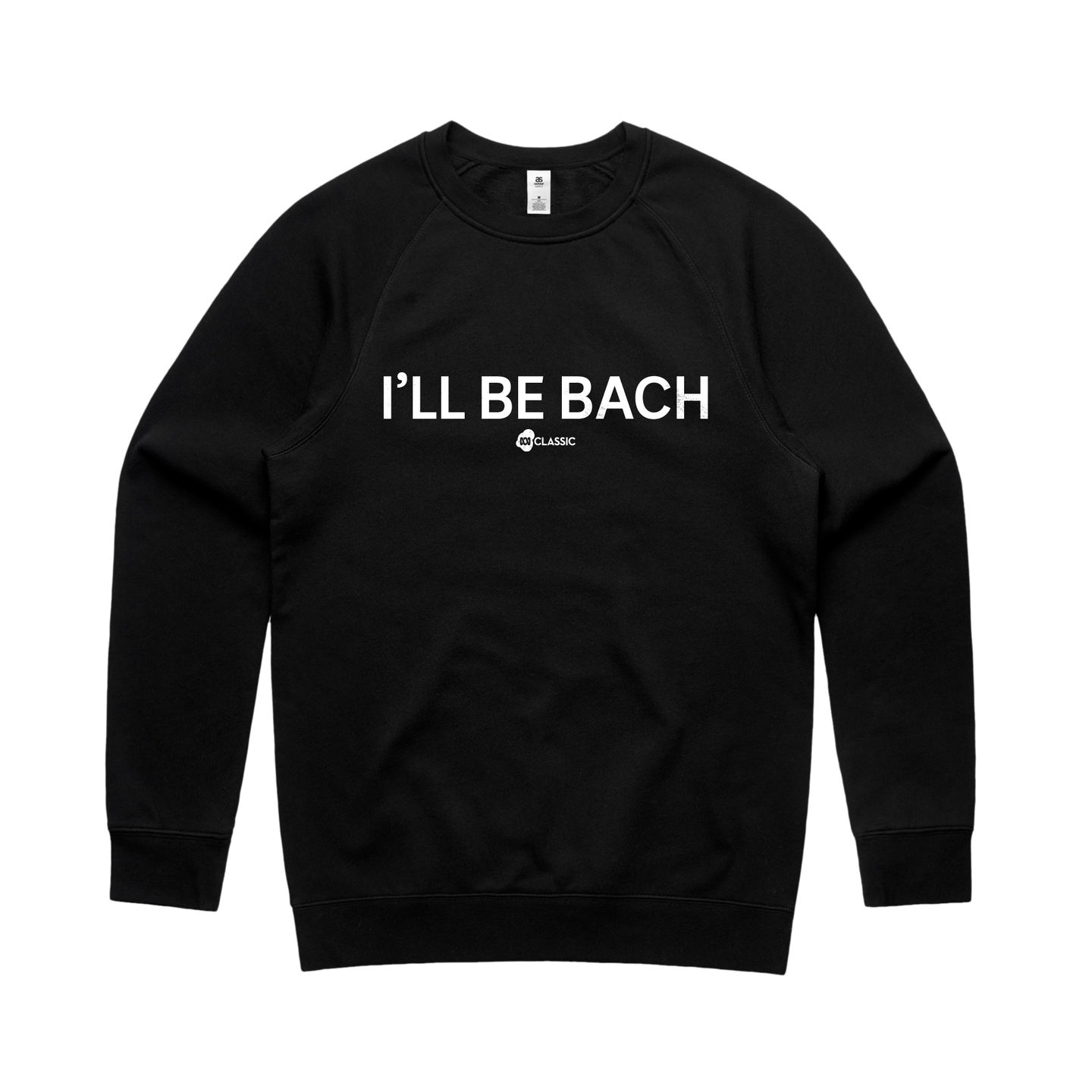 ABC Classic I’ll Be Bach Crewneck (Black)
