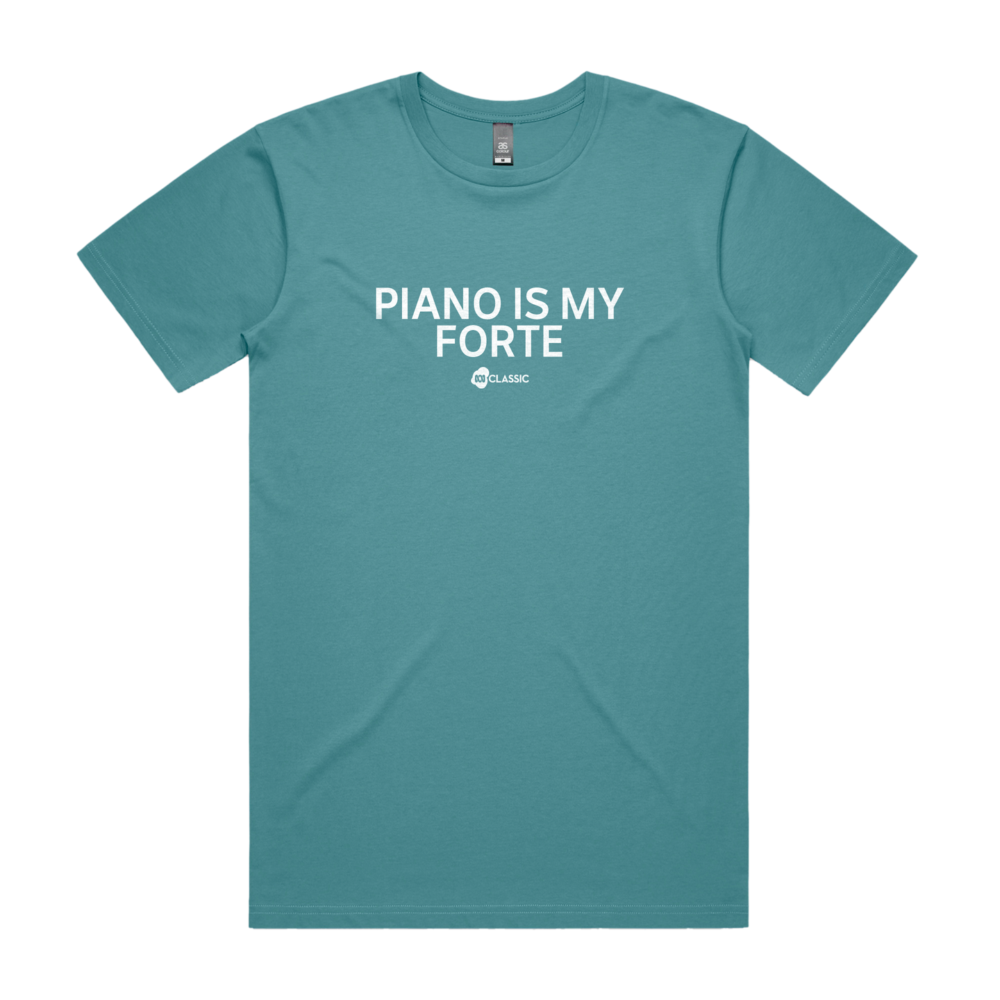 ABC Classic Piano Is My Forte Tee (Blue)