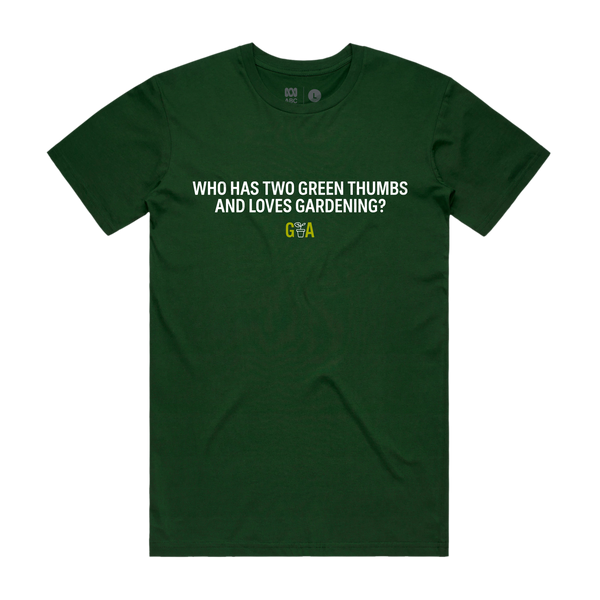 Green Thumbs Tee (Forest Green)