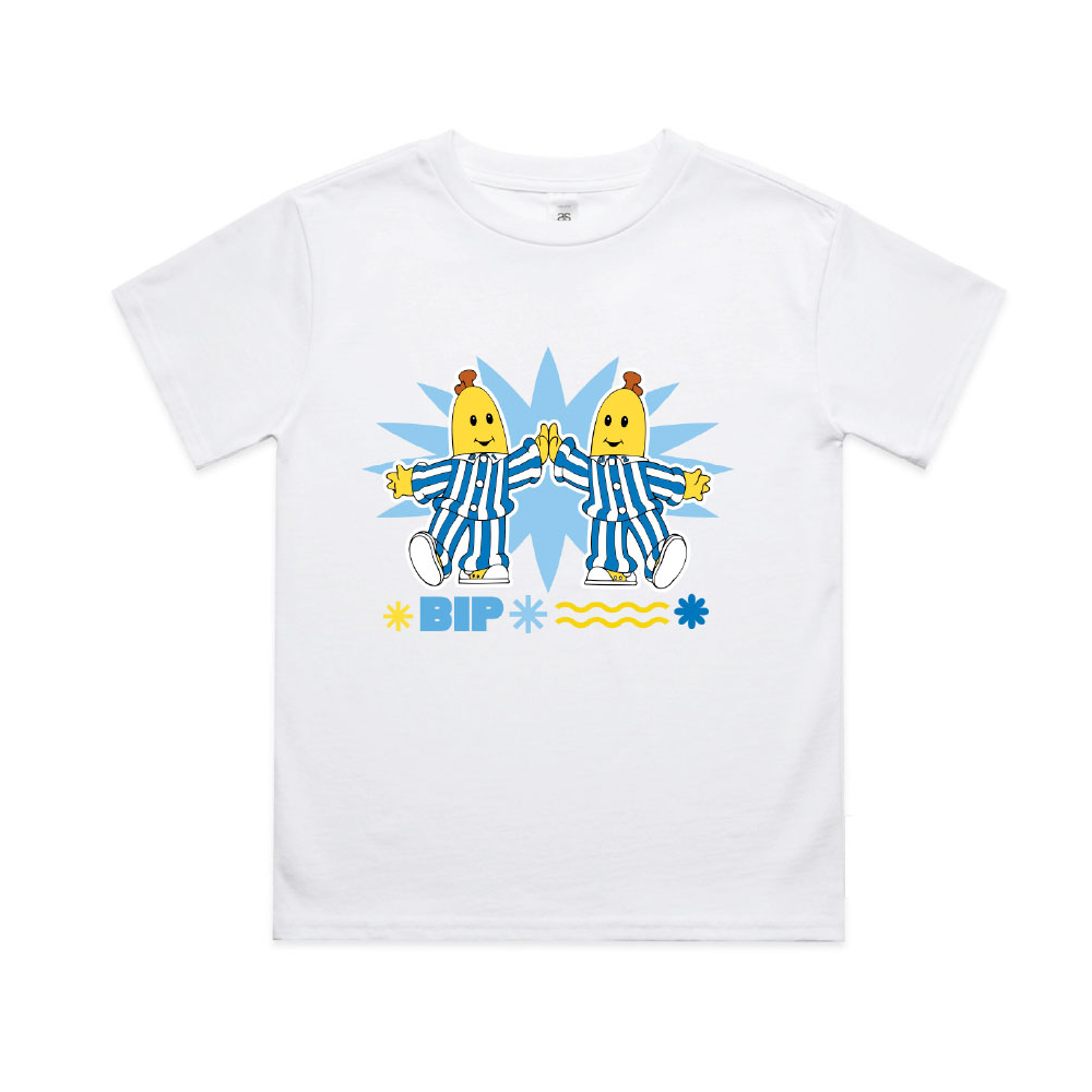 Bananas in Pyjamas High Five Kids Tee White