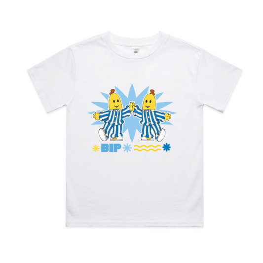 Bananas in Pyjamas High Five Kids Tee White
