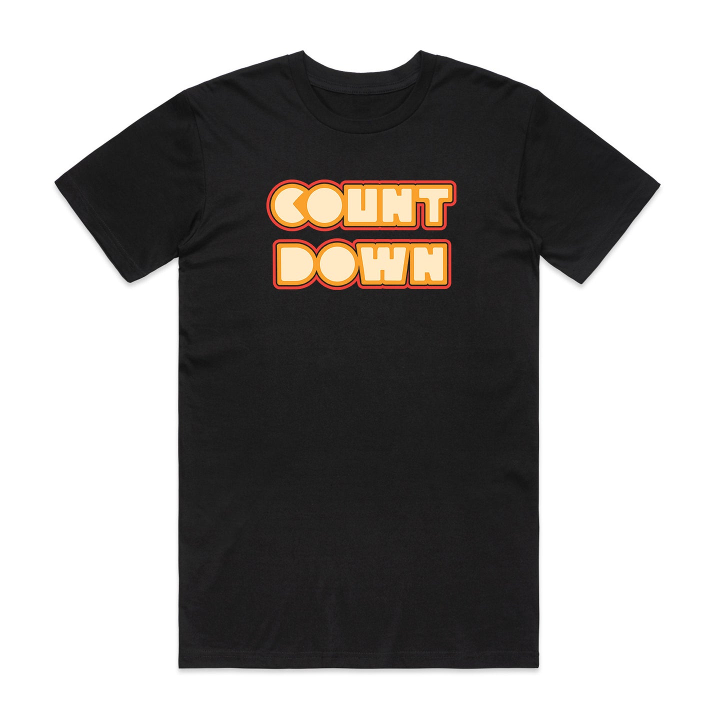 Retro Countdown Tee - Black