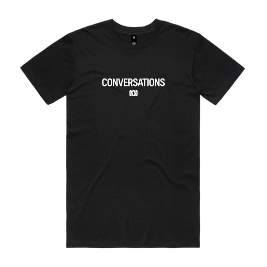Conversations Title Black Tee