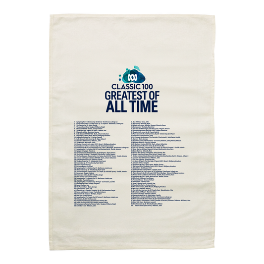 ABC Classic 100: Greatest of All Time Tea Towel