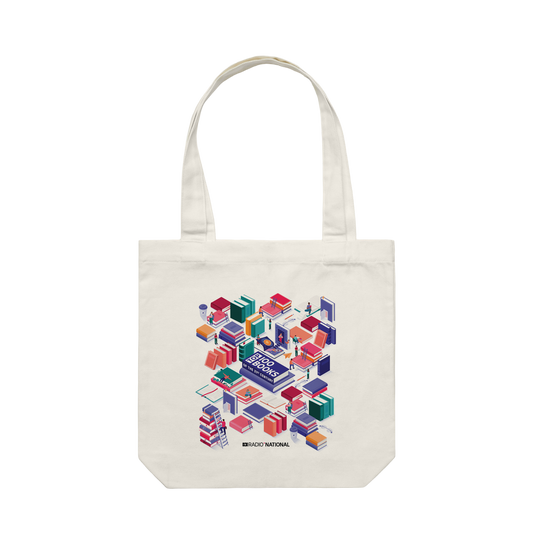 Top 100 Books Maze Cream Tote