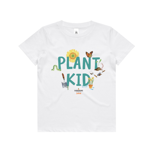 Gardening Australia Junior Plant Kid Kids Tee White