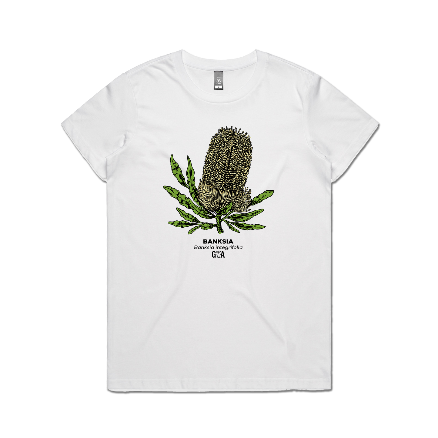 Banksia integrifolia Coloured Women's Tee White