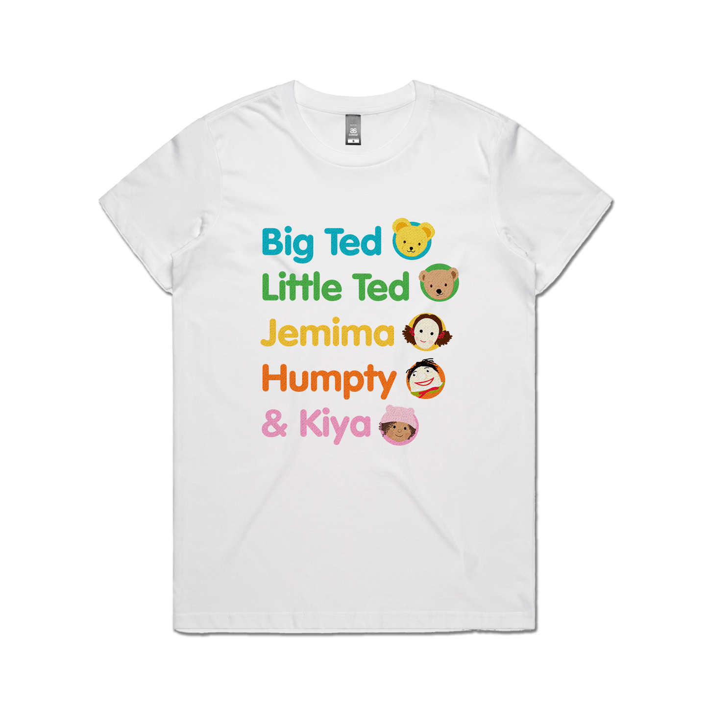Play School Names Women's Tee White