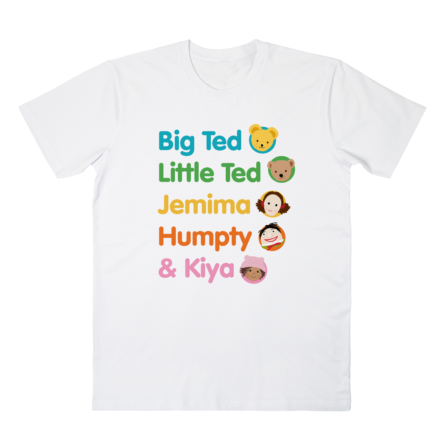 Play School Names Tee White