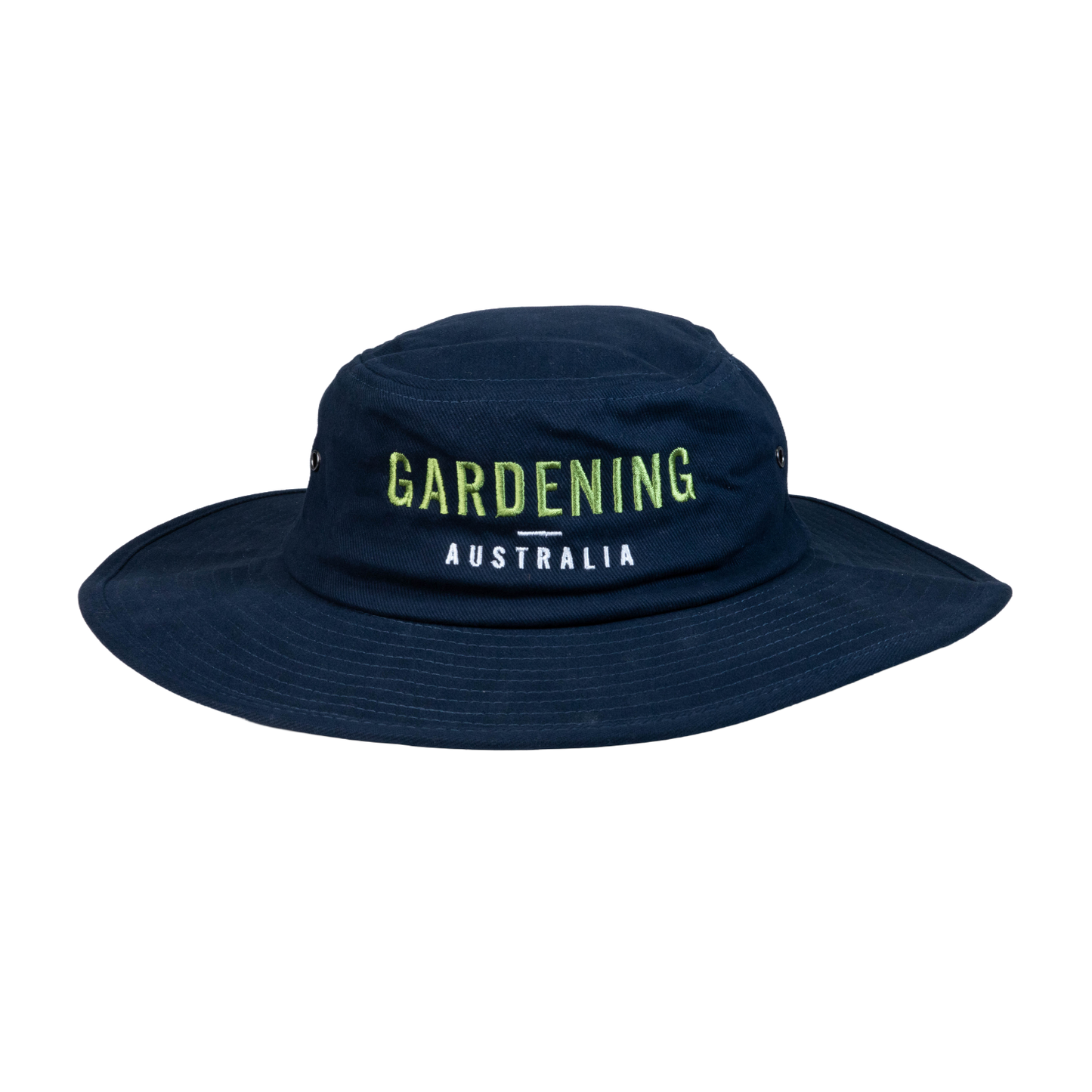 GA Wide Brim Embroidered Hat Navy