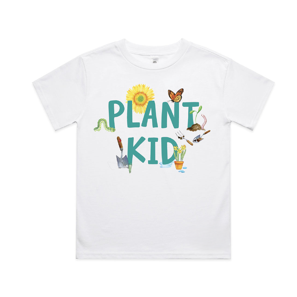 Gardening Australia Junior Plant Kid Kids Tee White