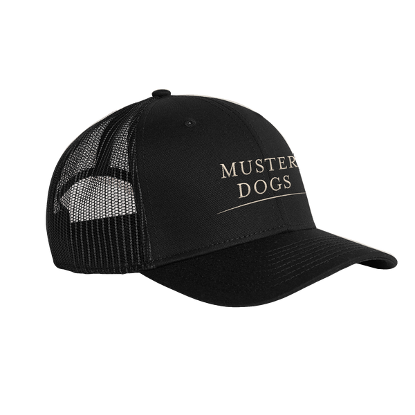 Muster Dogs Black Cap