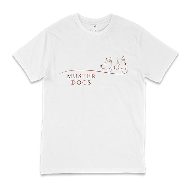Muster Dogs White Tee