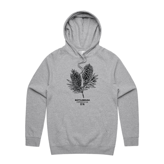 Bottlebrush Callistemon sp. Grey Marle Hoodie