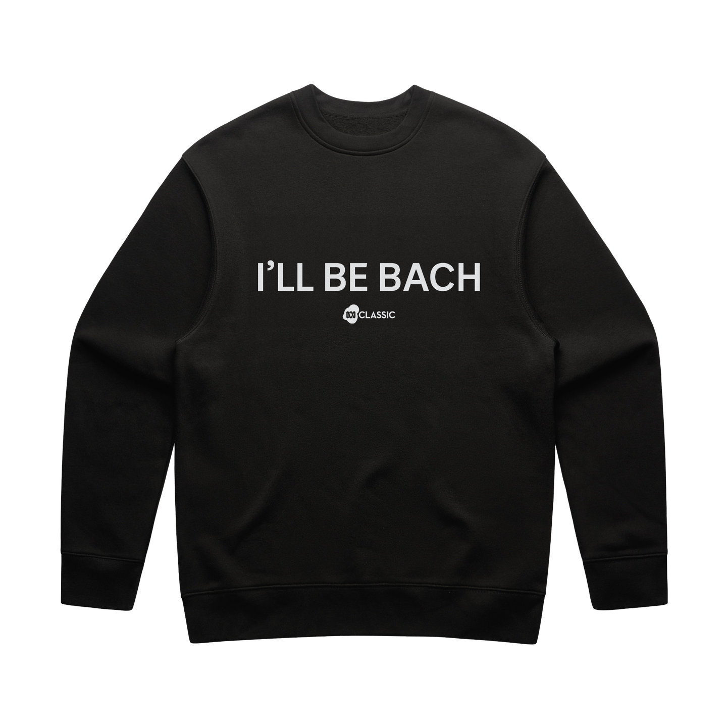 ABC Classic I’ll Be Bach Crewneck (Black)