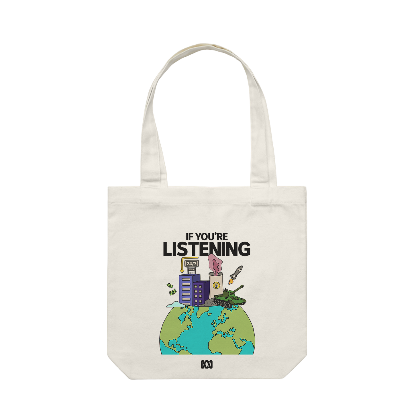 If You're Listening Earth Tote