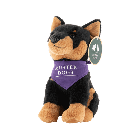 Muster Dogs Kelpie Plush (Black/Tan) [PRE-ORDER]
