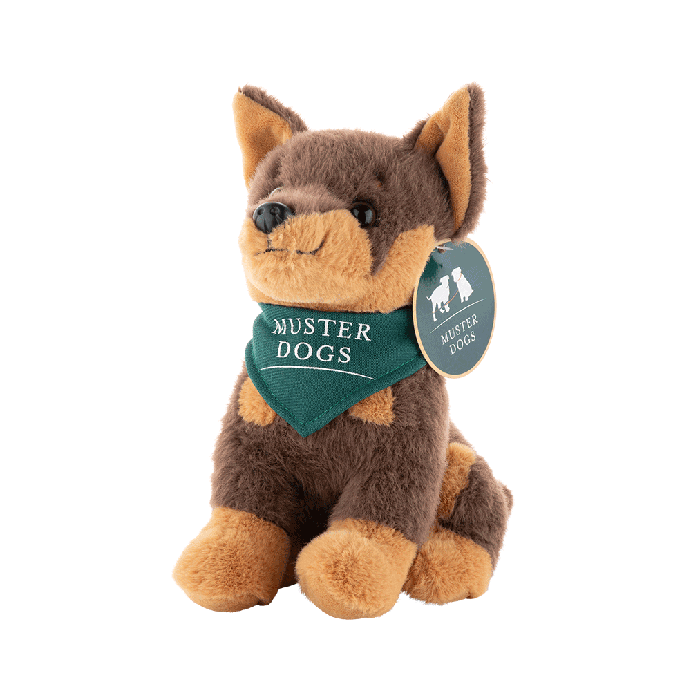 Muster Dogs Kelpie Plush (Red/Tan) [PRE-ORDER]