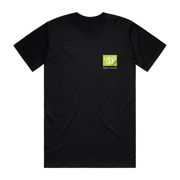 Keep It Rural Landline Logo Tee (Black)