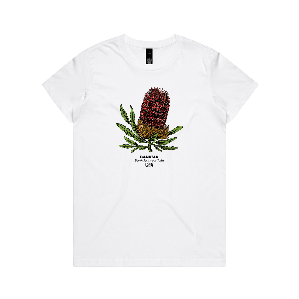 Banksia integrifolia Coloured Women's Tee White