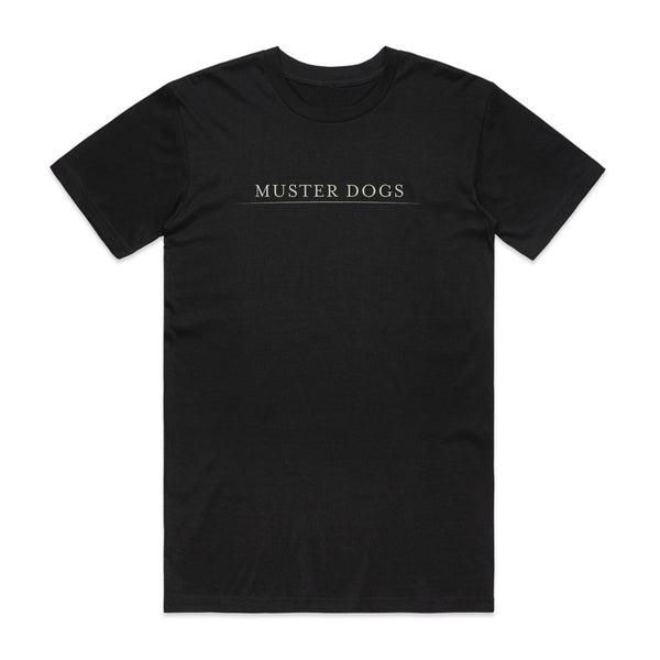 Muster Dogs Black Tee