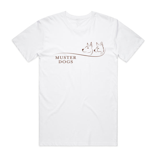 Muster Dogs White Tee