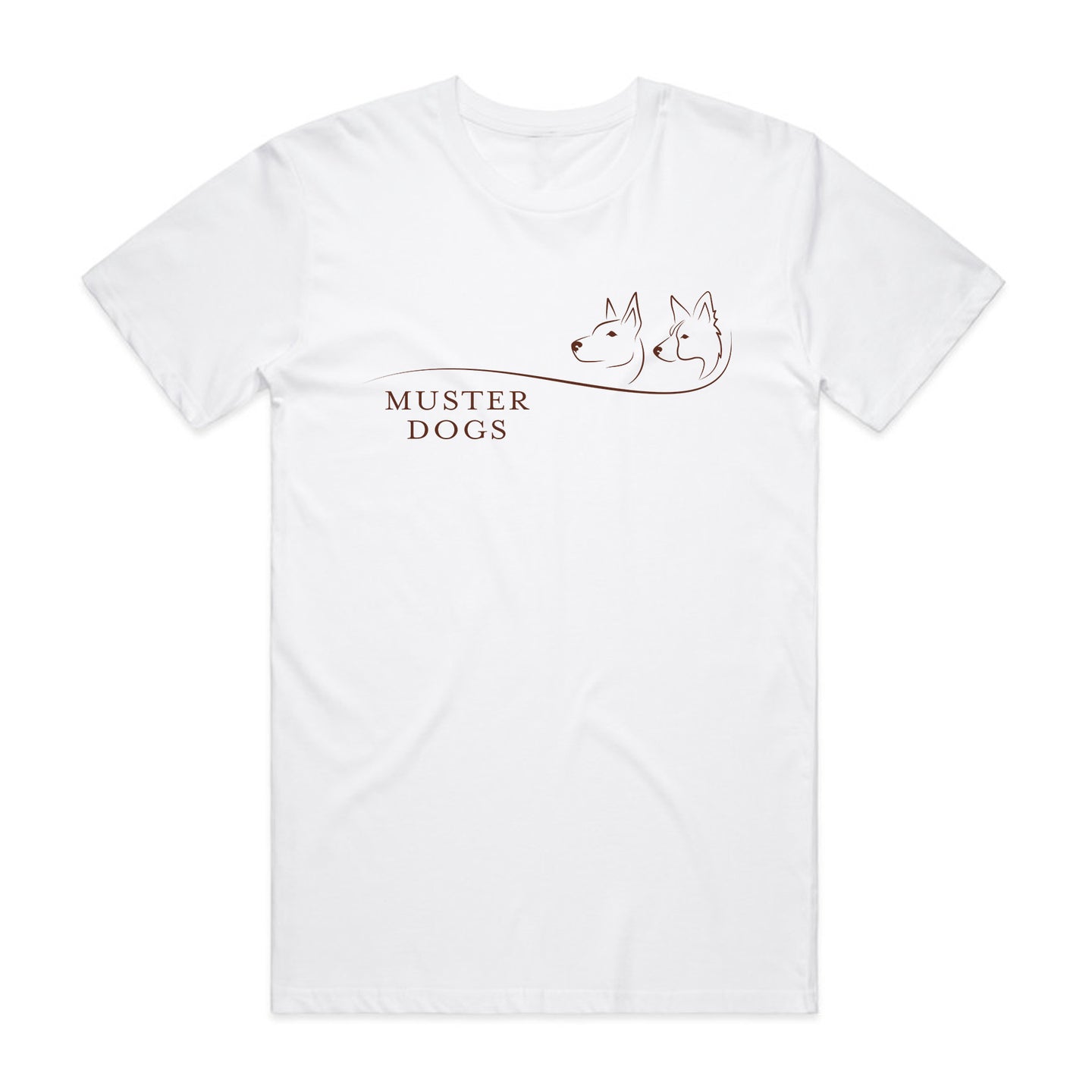 Muster Dogs White Tee