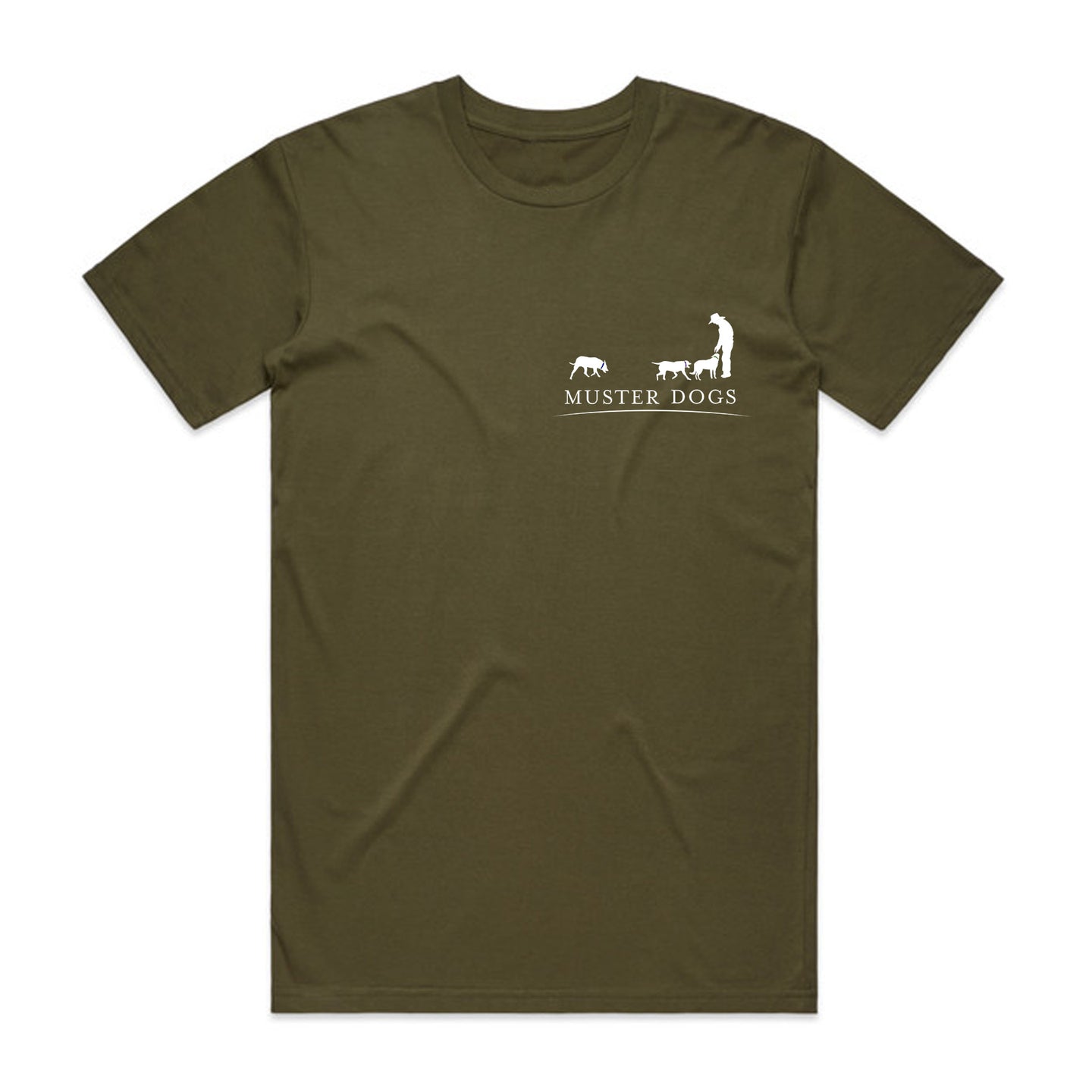 Muster Dogs Mustering Army Tee