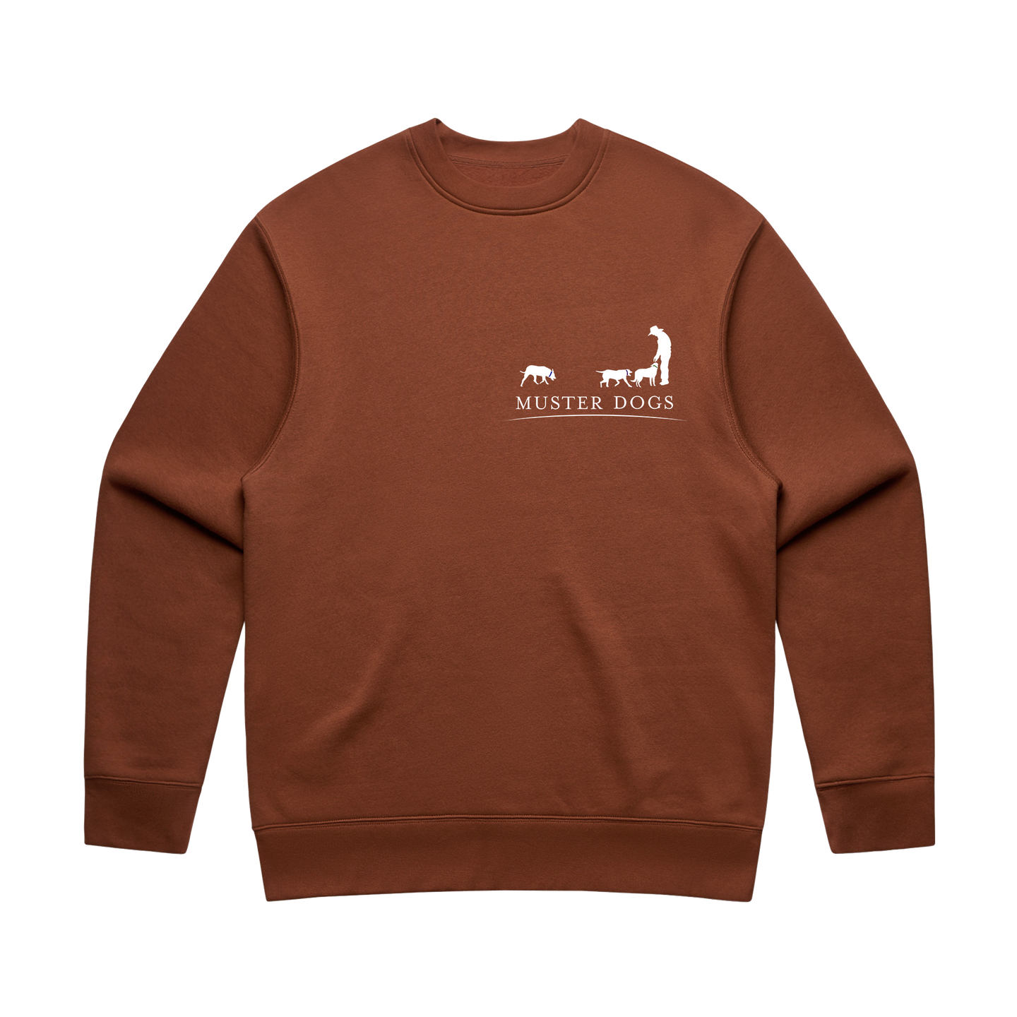 Muster Dogs Mustering Clay Crewneck