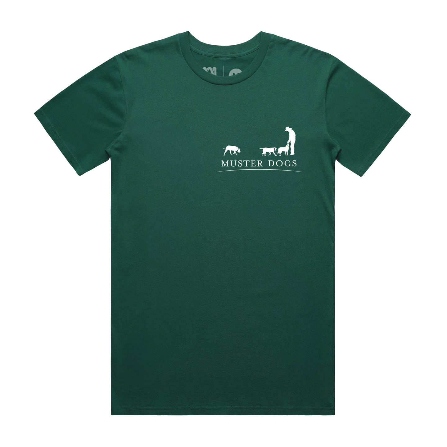 Muster Dogs Mustering Jade Tee