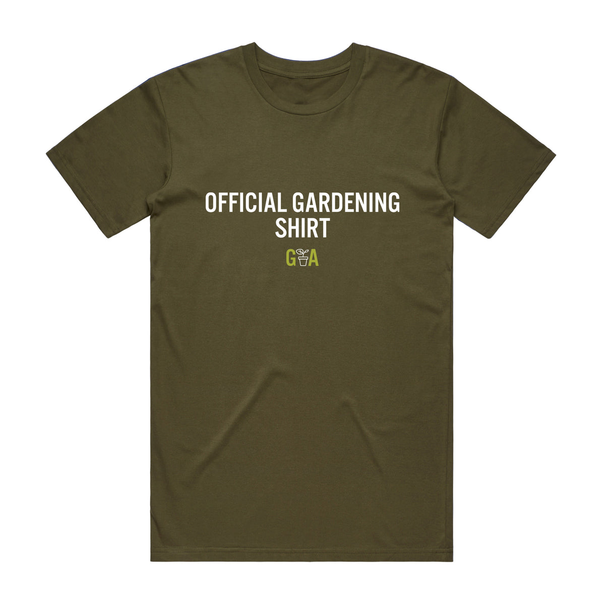Picture of GA Official Gardening T-Shirt (Army) – ABC Merch