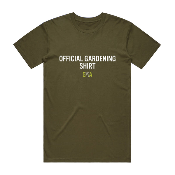 GA Official Gardening T-Shirt (Army)