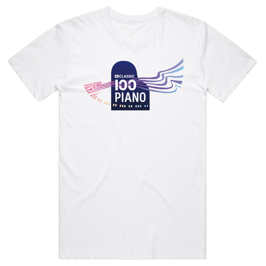 Classic 100 Piano Countdown White Tee