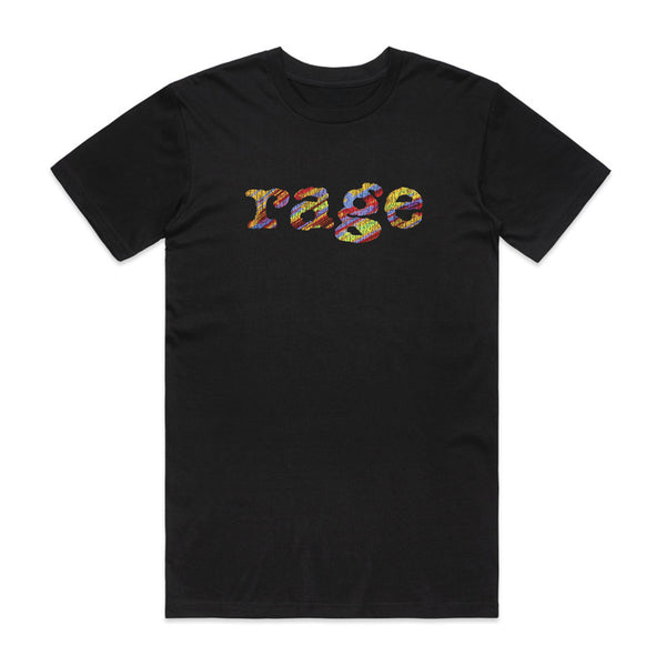 Rage Vintage Logo Tee (Black)