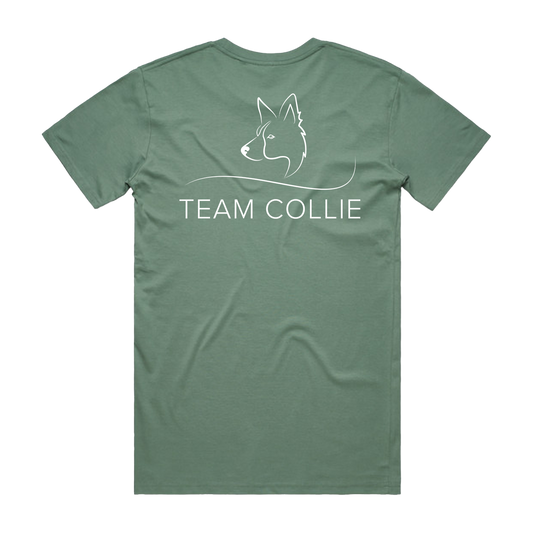 Team Collie Tee - Sage
