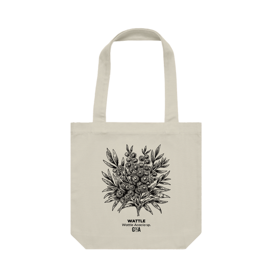 Wattle Acacia sp. Cream Tote