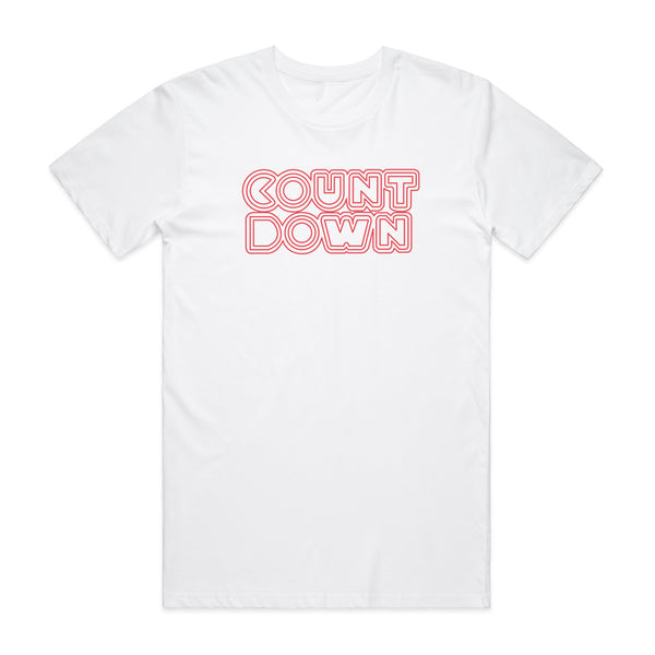 Retro Countdown Tee - White