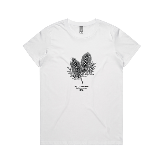 Bottlebrush Callistemon sp. White Women's Tee