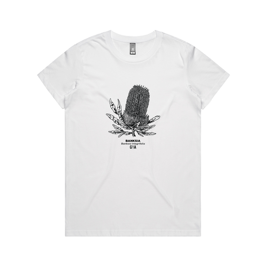 Banksia integrifolia White Women's Tee